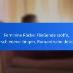 Feminine Röcke: Fließende stoffe, Verschiedene längen, Romantische designs