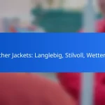 Leather Jackets: Langlebig, Stilvoll, Wetterfest